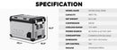 ICECO APL55 Dual Zone 12V Fridge 55 LT