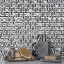 Anchor Gray 12x12 Polished Penny Round Metal Mosaic Tile (5 pack, 4.75 sq ft/case) - Sample