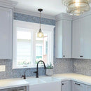 Glacier Gray 12x12 Penny Round Glossy Glass Mosaic Tile (10 pack, 10.34 sq ft/case)