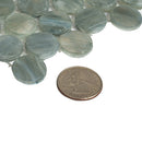 Glacier Gray 12x12 Penny Round Glossy Glass Mosaic Tile (10 pack, 10.34 sq ft/case) - Sample