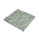 Glacier Gray 12x12 Penny Round Glossy Glass Mosaic Tile (10 pack, 10.34 sq ft/case) - Sample