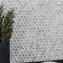Silver 12x12 Glossy Penny Round Glass Mosaic Tile (10 pack, 10.34 sq ft/case)