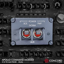 APOLLO COMMAND MODULE DUAL SWITCH PANEL - SCE to AUX by Concord Aerospace
