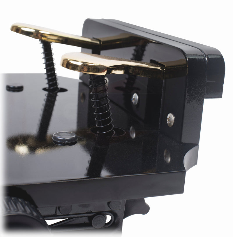 Piano Foot Pedal Extender by GRIFFIN - Dual Deluxe Extension Prop for Beginners & Kids with Una Corda & Sustain Pedal Wood Stool Bench Teaching Aid