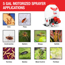 5 Gallon Gas Backpack Sprayer 450 PSI Pump for Mosquitoes Pesticides by Tomahawk Power