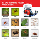 3.7 Gal Turbo Boosted Backpack Mosquito Fogger Leaf Blower for Pest Control by Tomahawk Power