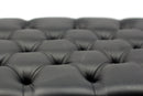Genuine Leather Adjustable Piano Bench by GRIFFIN - Black Solid Wood Vintage Style & Heavy-Duty Ergonomic Keyboard Stool - Cushion Seat With Storage