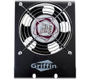 2 PACK - Rackmount Cooling Fan by Griffin | 3U Ultra-Quiet Triple Exhaust Fans, Keep Studio Audio Equipment Gear Cool | Rack Mount on Network IT System Server Rails | Temperature Control Panel Cabinet