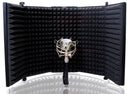 Studio Microphone Soundproofing Acoustic Foam Panel by GRIFFIN - Soundproof Filter - Sound Diffusion Mic Booth Shield, Absorbing Isolation Diffuser by GeekStands.com