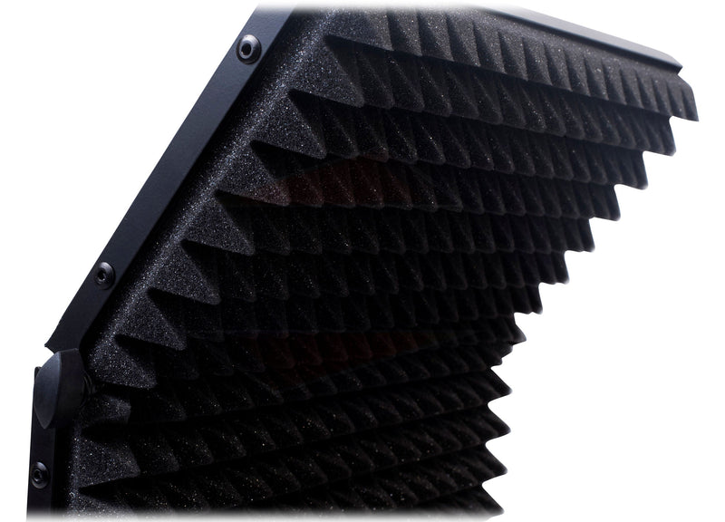 Studio Microphone Soundproofing Acoustic Foam Panel by GRIFFIN | Soundproof Filter | Sound Diffusion Mic Booth Shield | Isolation Diffuser | Noise Absorbing/Barrier for DJ Vocal Audio Music Recording