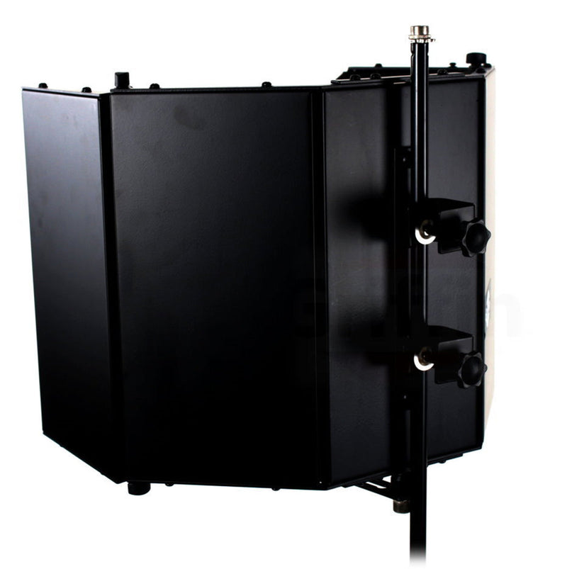Studio Microphone Soundproofing Acoustic Foam Panel by GRIFFIN | Soundproof Filter | Sound Diffusion Mic Booth Shield | Isolation Diffuser | Noise Absorbing/Barrier for DJ Vocal Audio Music Recording