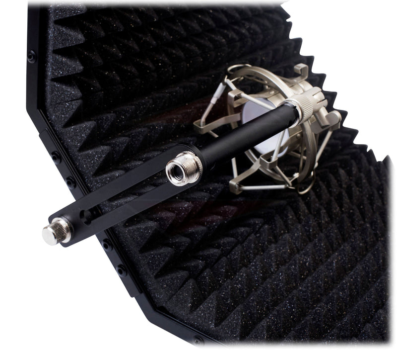 Studio Microphone Soundproofing Acoustic Foam Panel by GRIFFIN | Soundproof Filter | Sound Diffusion Mic Booth Shield | Isolation Diffuser | Noise Absorbing/Barrier for DJ Vocal Audio Music Recording