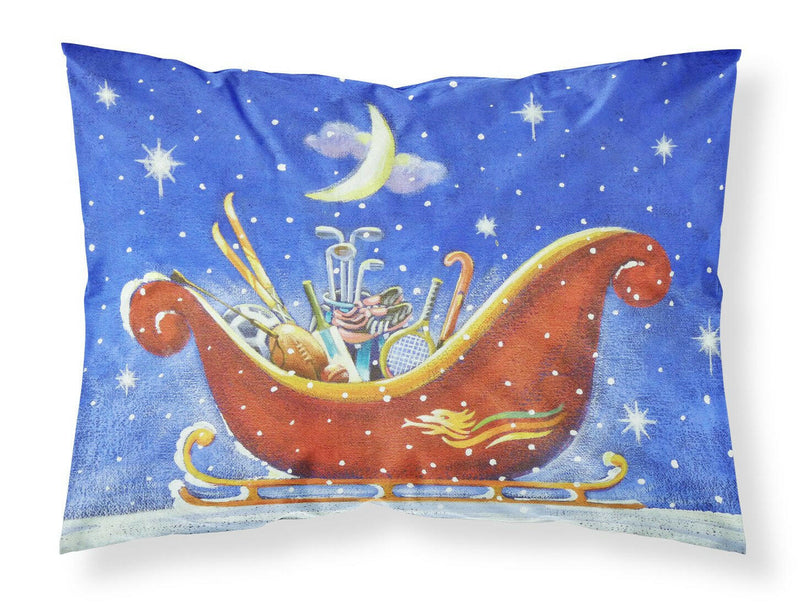 Christmas Santa's Sleigh by Roy Avis Fabric Standard Pillowcase ARA0143PILLOWCASE