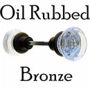 Glass Door Knob Pair, Elegant & Simple by Restoration Supplies