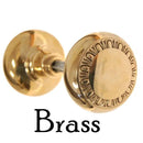 Solid Door Knobs with Egg & Dart Design by Restoration Supplies