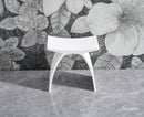 ARCSTONE 17"  Freestanding Solid Surface Bathstool