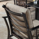 Aluminum Deep Seating Rocking Club Chairs in Antique Copper (set of 4)