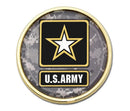 Army Camo Gold Car Emblem by Flagman of America