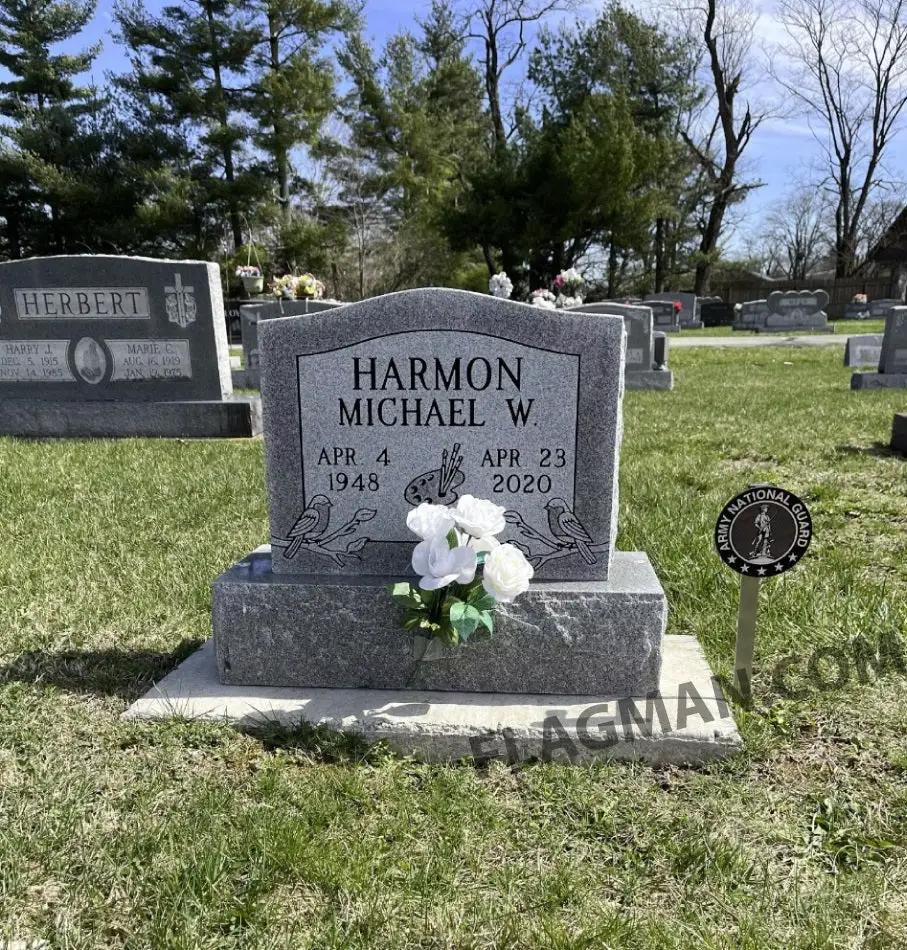 Army National Guard Grave Marker | Made in USA, photo 2 of 2