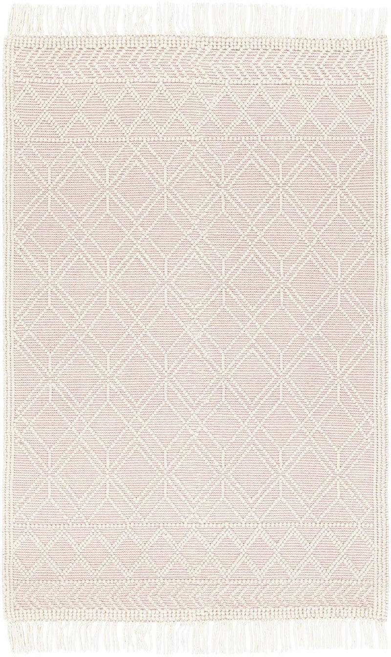 Ramsbury Soft Pink Wool Rug