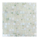 Pearl White 12x12 Glossy Square Glass Mosaic Tile (10 pack, 10.85 sq ft/case) - Sample