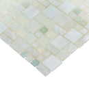 Pearl White 12x12 Glossy Square Glass Mosaic Tile (10 pack, 10.85 sq ft/case)