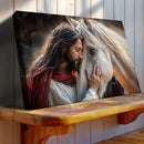Jesus And Horse Faith Wall Art
