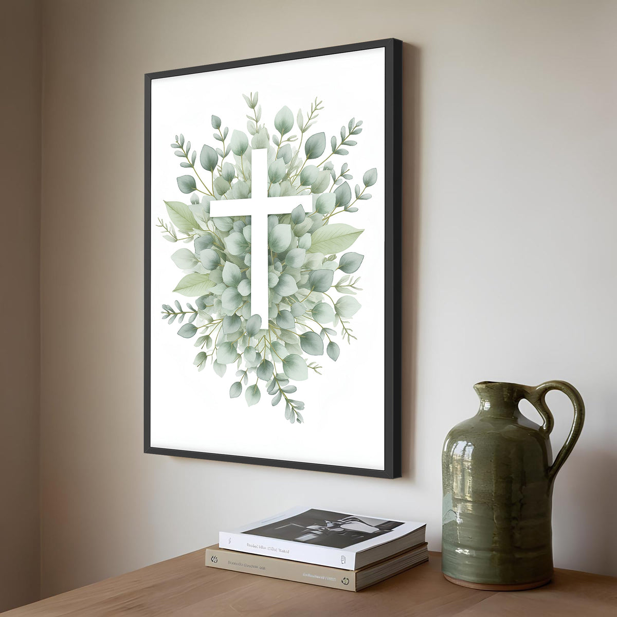 Minimalist Cross Faith Wall Art, photo 4 of 10