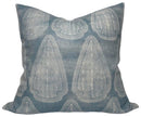 Artemis Distressed Pillow Cover in Lake Blue, Susan Connor Textiles