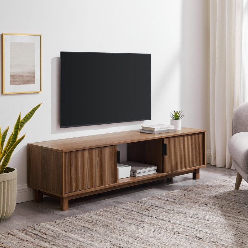 Reema Arundo Scandinavian Reeded TV Stand