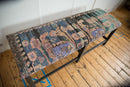 Reclaimed Vintage Turkish Rug Bench