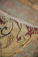 Antique Kerman Rug Fragment Pillow