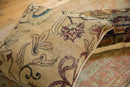 Antique Kerman Rug Fragment Pillow