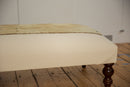 Handmade Canvas Changeable Rug Fragment Ottoman Coffee Table