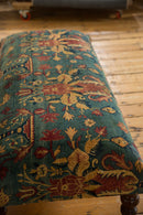 Reclaimed Antique Persian Rug Ottoman Coffee Table