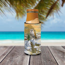 Sunset Barn Owl Slim Can Hugger , Insulated Foam Hugger for 12 oz Slim Cans, Beer Bottles & Water Bottles, Printed in USA