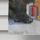 Keep Up There, Scottie Scottish Terrier House Flag 28x40 Porch Sleeve Pole Decorative Outside Yard Banner Artwork Wall Hanging, Polyester