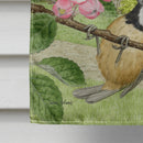 Coal Tits House Flag 28x40 Porch Sleeve Pole Decorative Outside Yard Banner Artwork Wall Hanging, Polyester