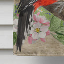 Woodpecker  House Flag 28x40 Porch Sleeve Pole Decorative Outside Yard Banner Artwork Wall Hanging, Polyester
