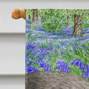 Badgers House Flag 28x40 Porch Sleeve Pole Decorative Outside Yard Banner Artwork Wall Hanging, Polyester