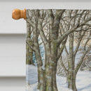Stoats Short-tailed Weasel House Flag 28x40 Porch Sleeve Pole Decorative Outside Yard Banner Artwork Wall Hanging, Polyester