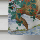Otter House Flag 28x40 Porch Sleeve Pole Decorative Outside Yard Banner Artwork Wall Hanging, Polyester
