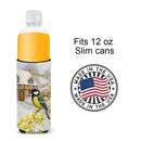 Great Tit Slim Can Hugger , Insulated Foam Hugger for 12 oz Slim Cans, Beer Bottles & Water Bottles, Printed in USA