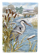 Blue Heron Flag Canvas House Size ASA2057CHF