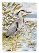 Blue Heron in the water Garden Flag – Decorative Outdoor Yard Flag ASA2058GF