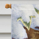 Coal Tit & Wren House Flag 28x40 Porch Sleeve Pole Decorative Outside Yard Banner Artwork Wall Hanging, Polyester