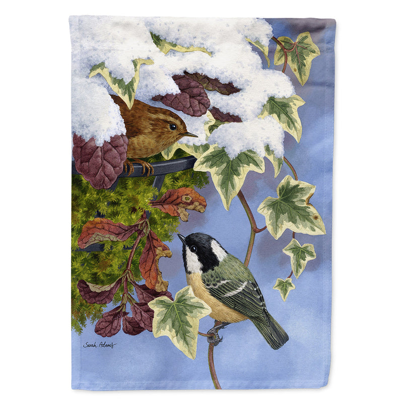 Coal Tit & Wren Flag Canvas House Size ASA2064CHF