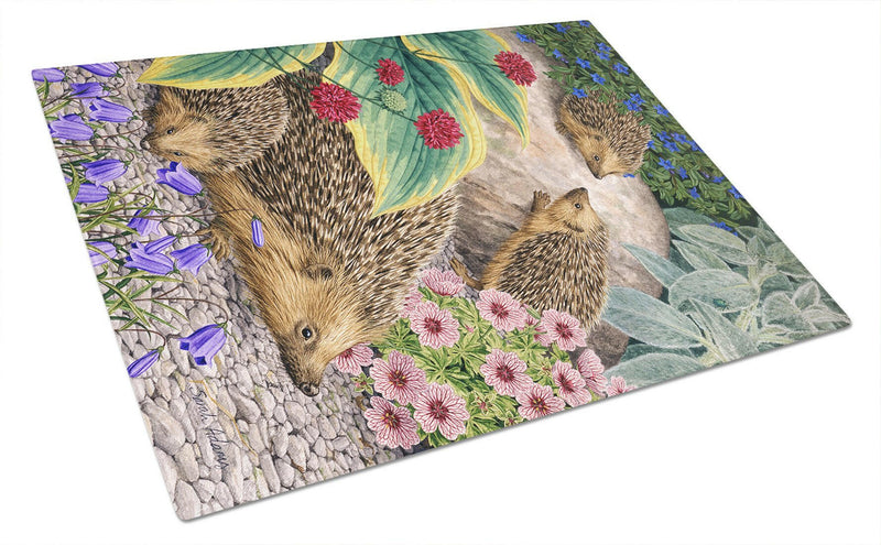 Hedgehogs Glass Cutting Board Large ASA2072LCB