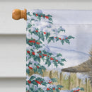 Pup & Donkey House Flag 28x40 Porch Sleeve Pole Decorative Outside Yard Banner Artwork Wall Hanging, Polyester