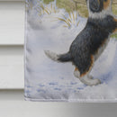 Pup & Donkey House Flag 28x40 Porch Sleeve Pole Decorative Outside Yard Banner Artwork Wall Hanging, Polyester